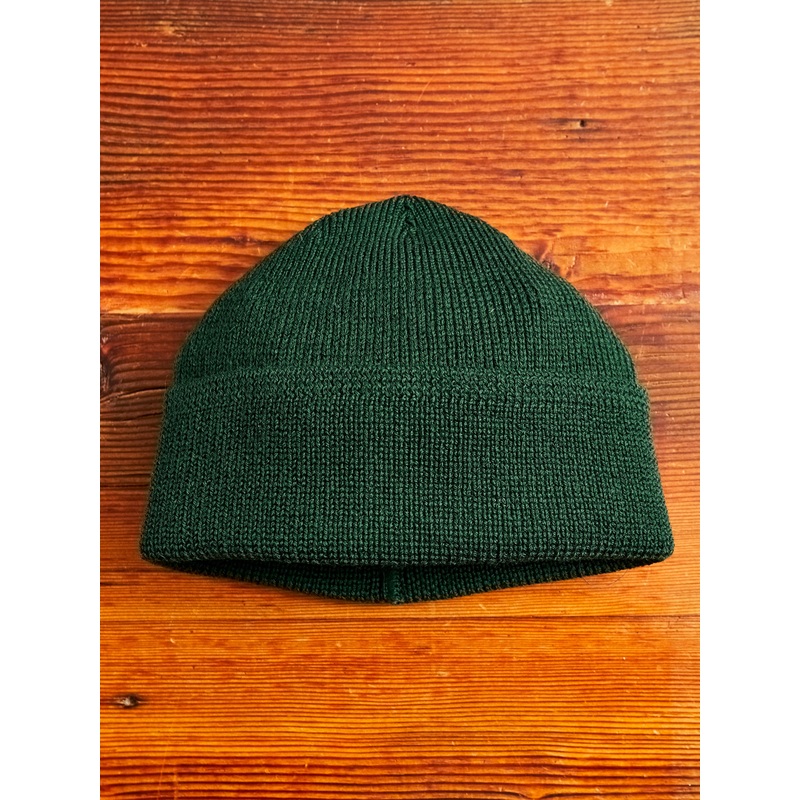 Wool Knit Watch Cap in Pine|One Size