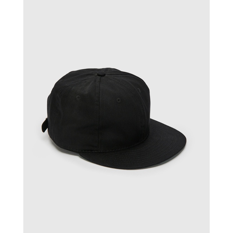 Blue Owl Baseball Cap in Black