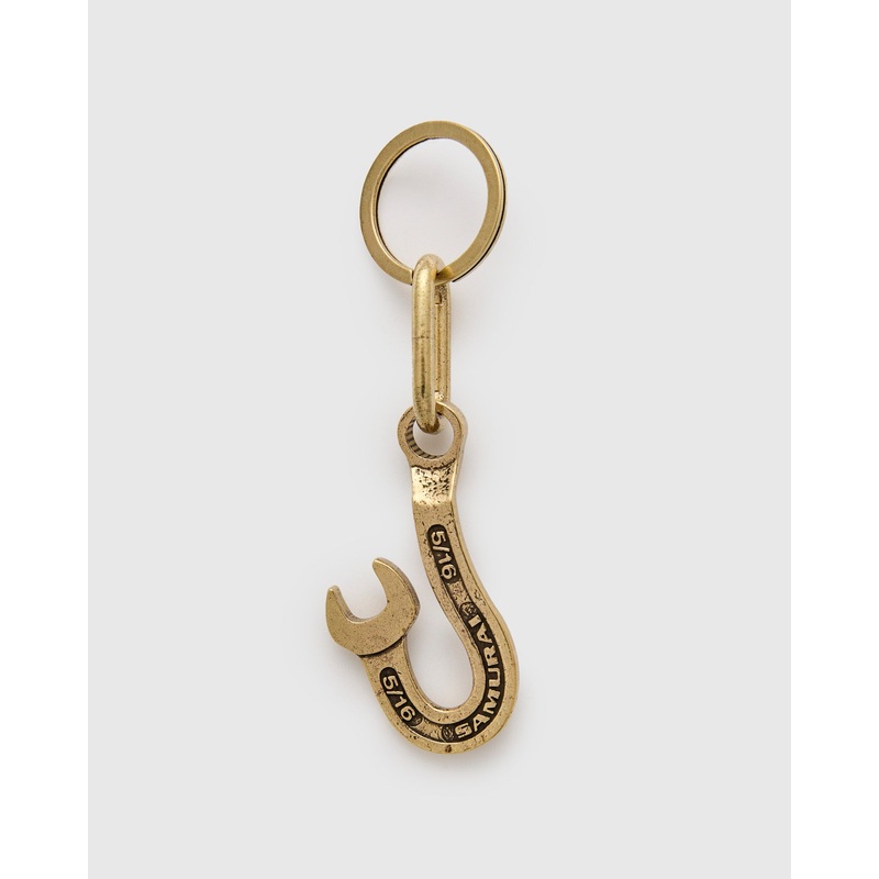 Brass Key Holder in Gold|One Size