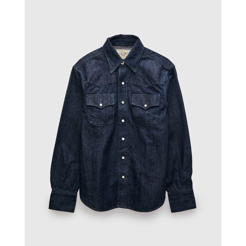 11oz Western Scout Shirt in 1900s Denim