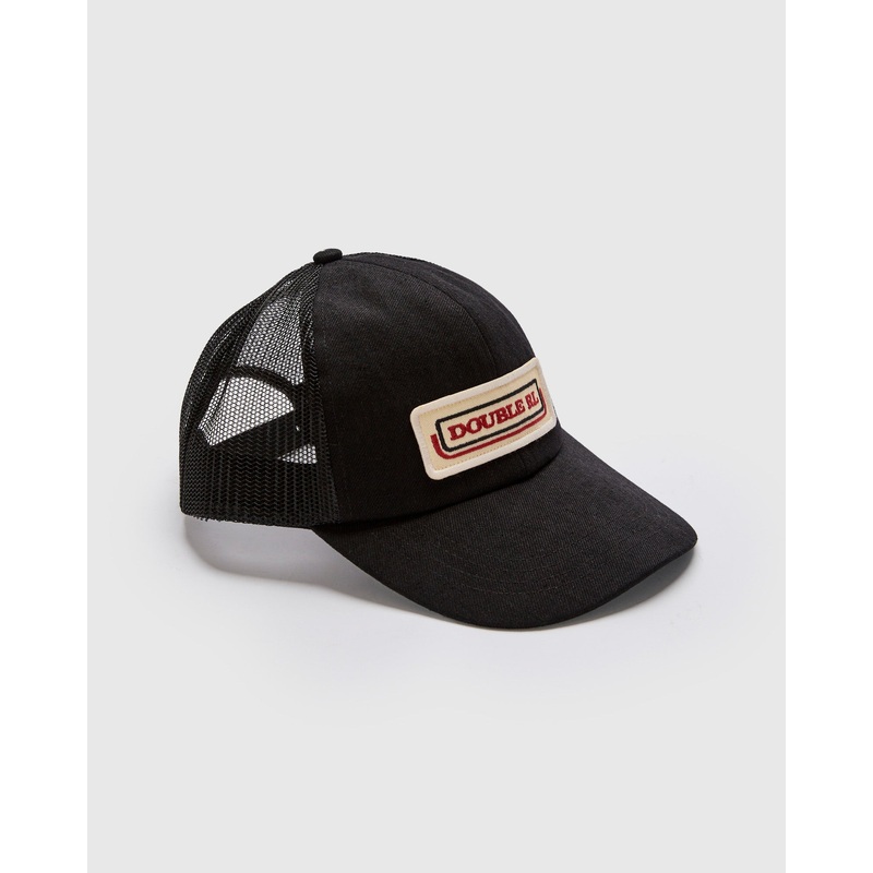 Double RL Trucker Cap in Black