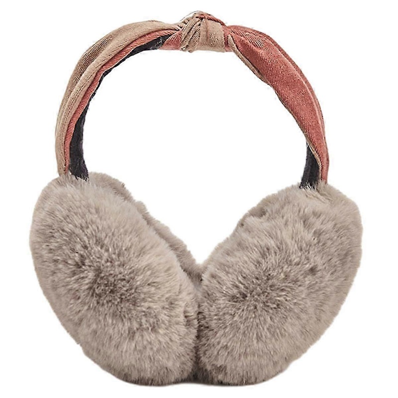 Bohemian style foldable headband, warm faux rabbit fur earmuffs,for men and women | Fruugo SG