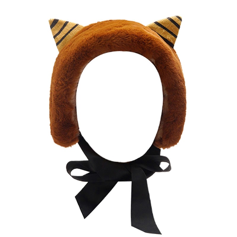 Japanese Women Winter Thicken Fuzzy Plush Earmuffs Headband Cute for Cat Ears Lace-Up Bowknot Earflap Hairband Ear Warme  BN | Fruugo SG