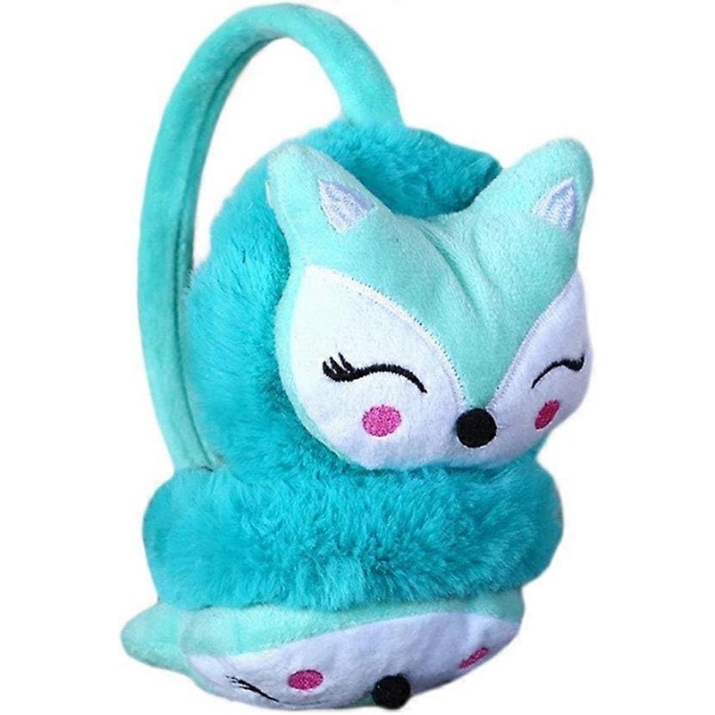 SBSG Kids Winter Earmuffs Plush Warm Cute Fox Ear Warmers Earflap Cute Cartoon Earmuff for Boys Girls Baby Toddlers | Fruugo SG