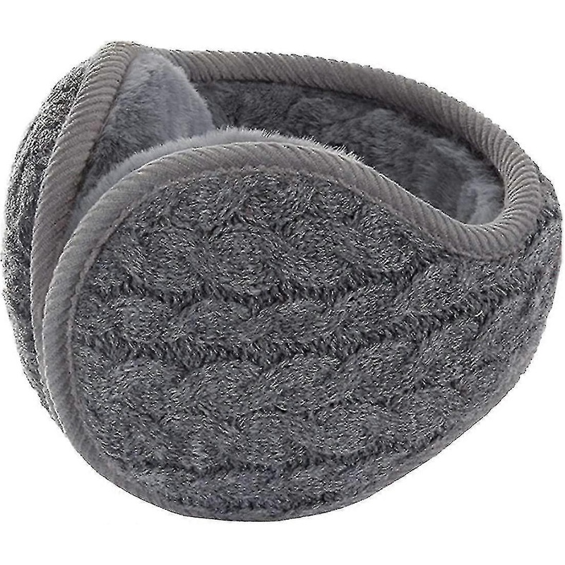 Unisex Warm Knit Earmuffs Ladies Cashmere Pure Color Outdoor Fur Earwarmer, Adjustable Wrap | Fruugo SG