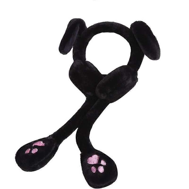 1PC 2020 Easter Rabbit Ear Earmuff Lovely Rabbit Ear Earmuffs Cartoon Rabbit Ear Earmuffs Creative Winter present for Girls Women Wearing Black | Fruugo SG