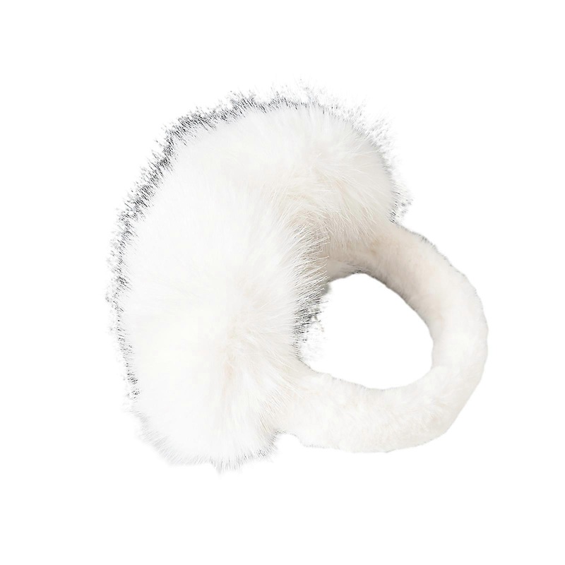 Furry and Warm Collapsible Plush Ear Warmers for Winter Outdoor Activities Keep You Warm in Cold Weather for Skiing  White | Fruugo SG