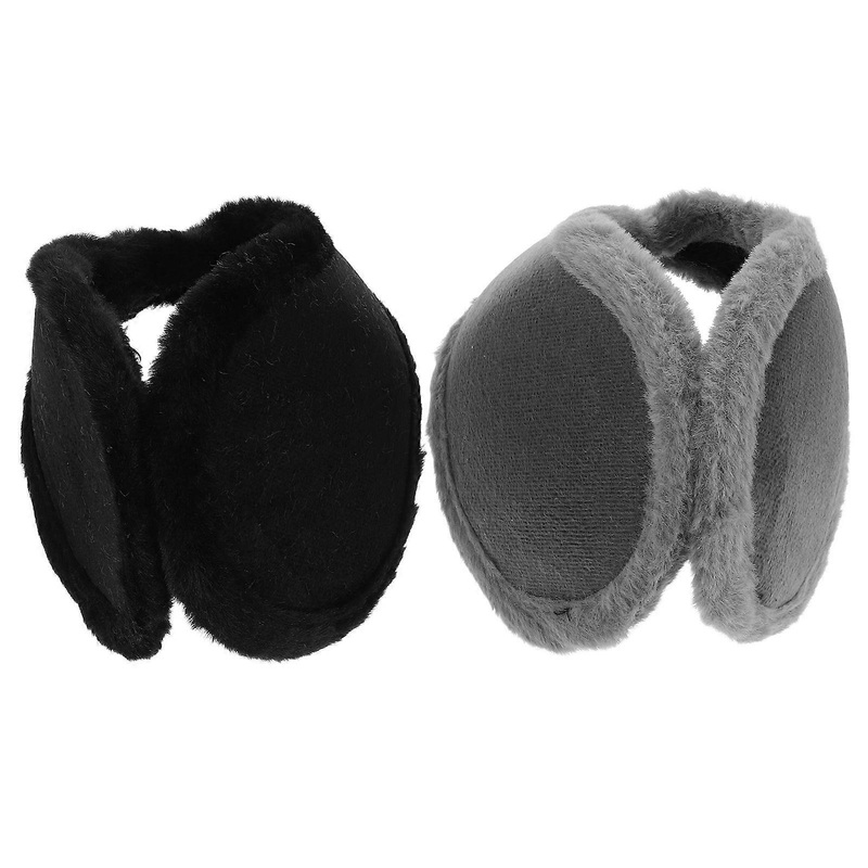 Men Students Winter Ear Muffs Warmth Protection Assorted Color Behind the Head 2Pcs | Fruugo SG