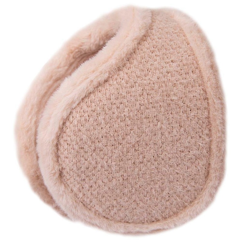 Warm Earmuff Plush Ear Protector Winter Use Beige Color Round Shape 1Set | Fruugo SG