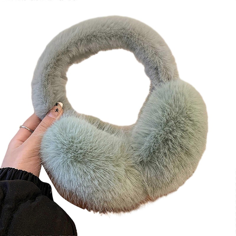 Winter Ear Muffs for Men & Womens Adjustable Plush Ear Warmers for Outdoor Skiing Foldable Earmuffs  Green | Fruugo SG
