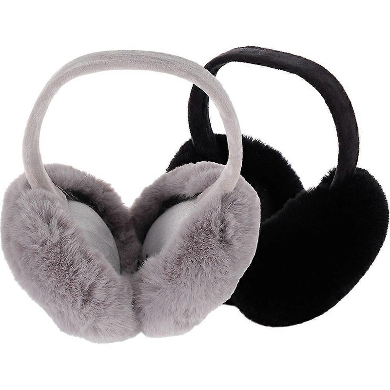 Winter Earmuff Women Earmuff Warm Ears Assorted Color Round Simple Structure Hiking Skiing 2Pcs | Fruugo SG