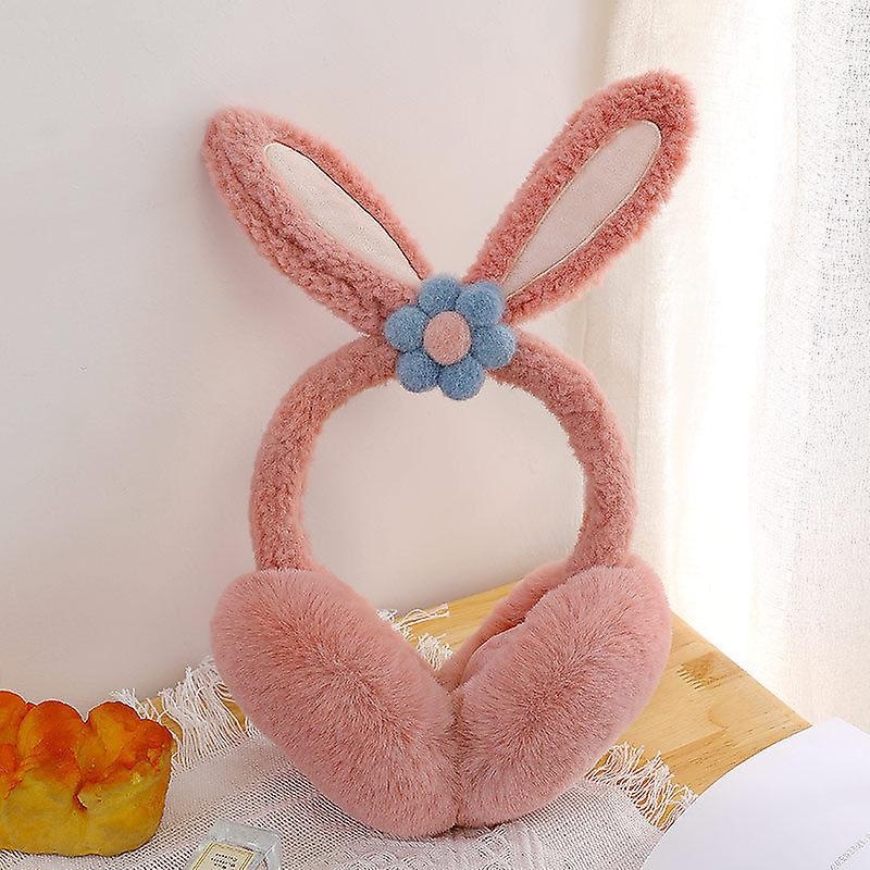 Womens Winter Cute Faux Fur Bunny Earmuffs Ear Warmers | Fruugo SG