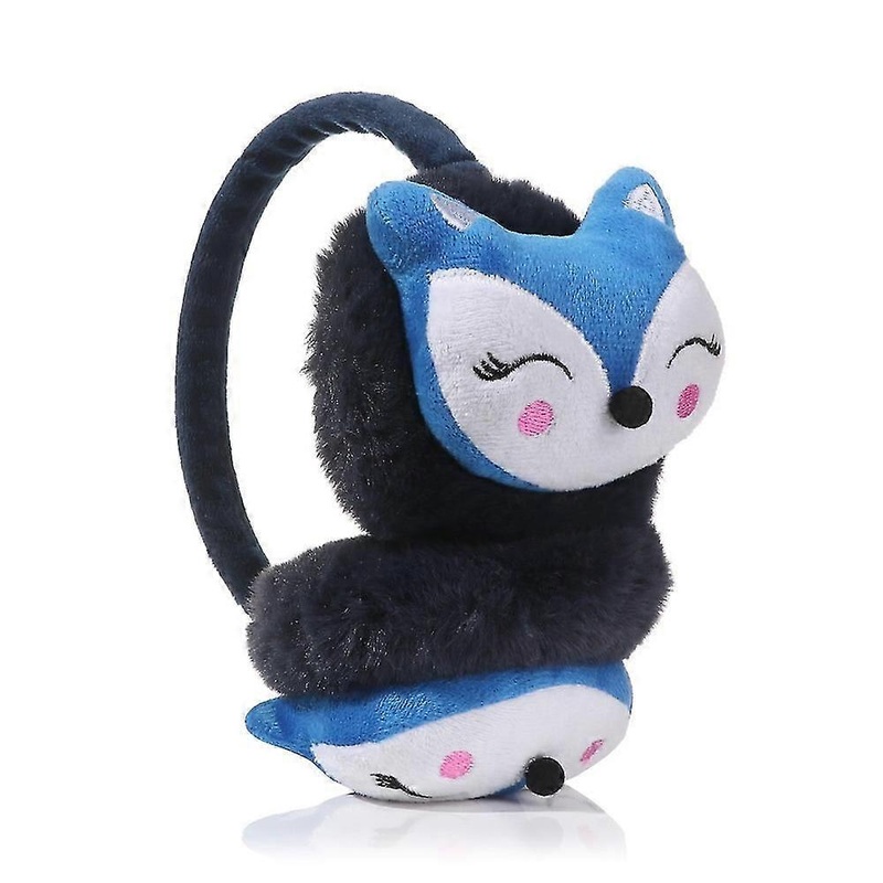 Cute Cartoon Fox Winter Warm Earmuffs Plush Thick Cotton Girls Boys Warm Earmuffs Outdoor Sports Ear Protection | Fruugo SG
