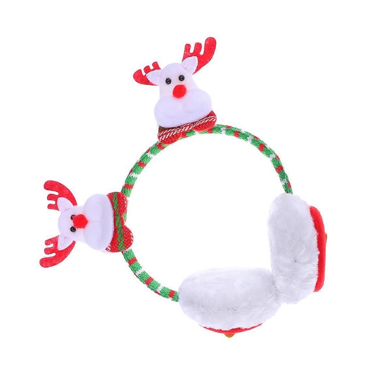 Cute Ear Muffs Christmas Earmuffs Winter Accessories Headwear Multi Color Anti-slip 1Set | Fruugo SG