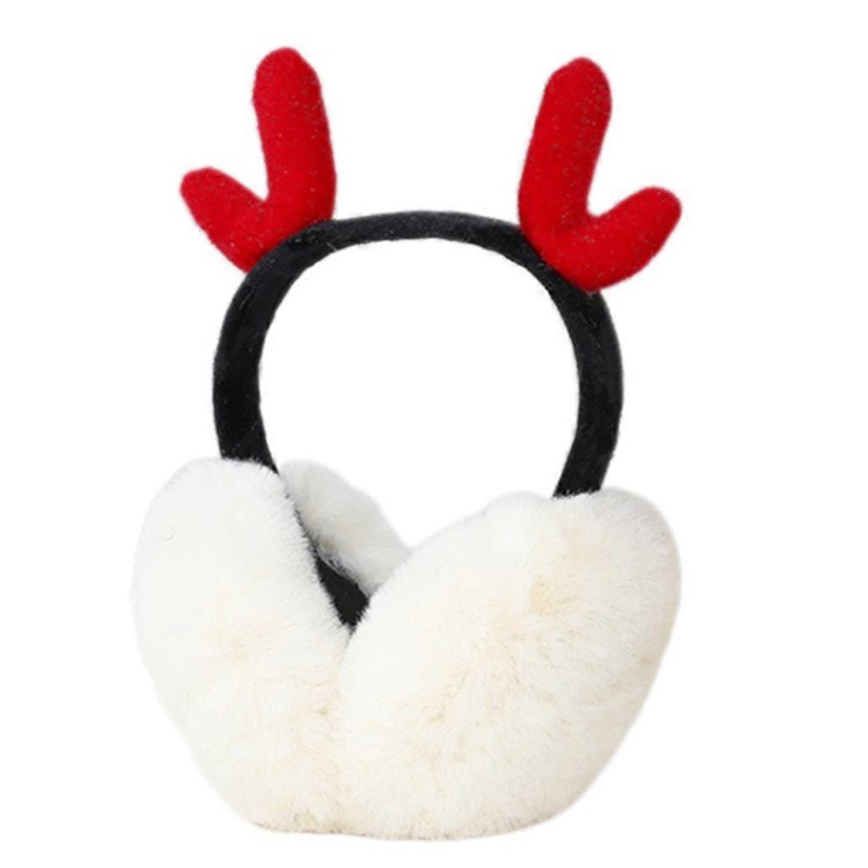 Ear Muffs for Womens Cute Ear Muffs Winter Ear Warmers Faux Fur Outdoor Ear Covers  White Red | Fruugo SG