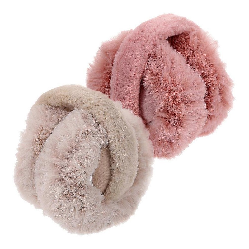 Winter Earmuffs Furry Ear Warmer Foldable Ear Women Ear Protector Weather Protection 2Pcs | Fruugo SG
