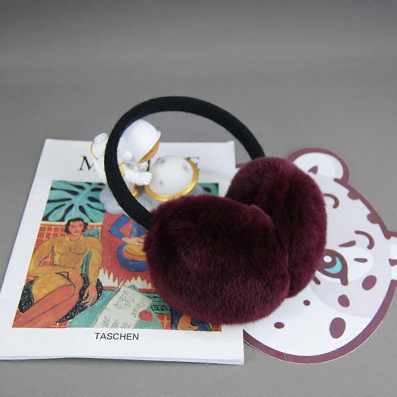 Winter Natural 100% Real Rex Rabbit Fur Earmuff Women’s Autumn and Winter Warm Earmuffs Ear Cover Ear Warmer Ear Muffs Winter | Fruugo SG