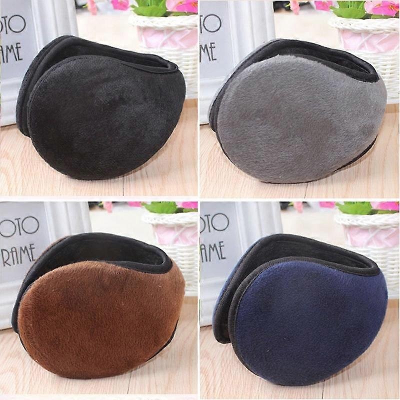 Winter Thicken Fur Earmuffs Men Women Outdoor Cycling Skiing Warm Plush Ear Cover Soft Windproof Black Ear Muffs Protector Gifts | Fruugo SG