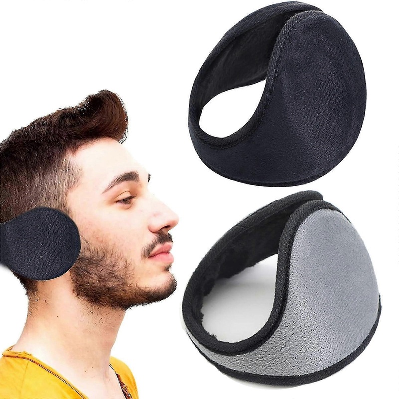 2 Pcs Fleece Ear Warmers, Windproof Winter Earmuffs for Men Women, Soft Plush Ear Covers for Running Outdoor | Fruugo SG
