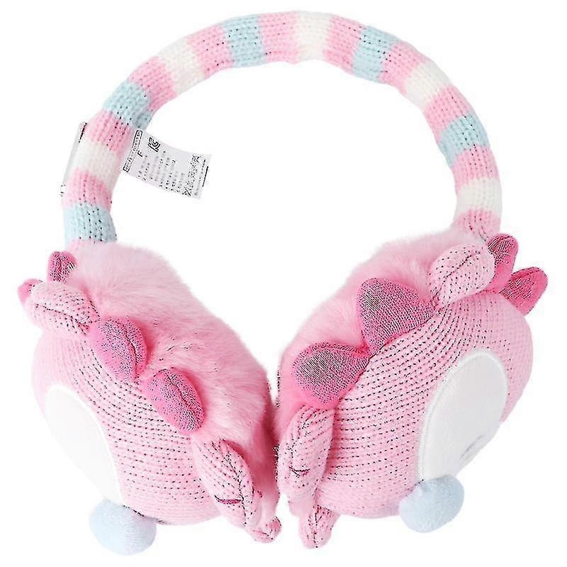 Child Winter Earmuffs Warm Ear Muffle Cartoon Plush Earmuffs Kids Warm Earmuffs (pink) | Fruugo SG