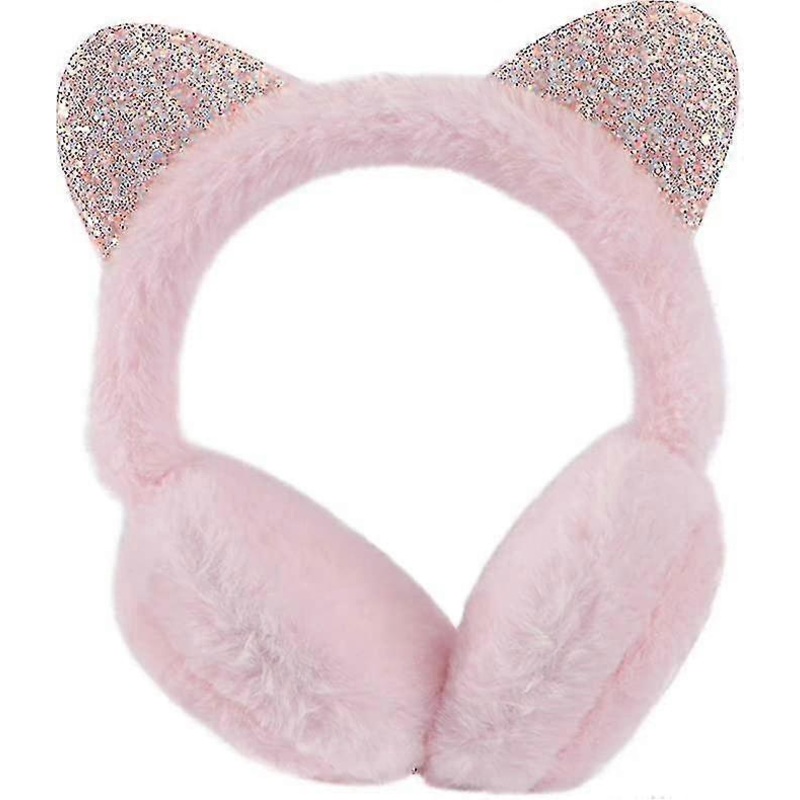 Cute Cat Ears Design Ear Muffs Soft Ear Warmers Winter Plush Earmuffs Headwear Winter Accessory For Girls | Fruugo SG
