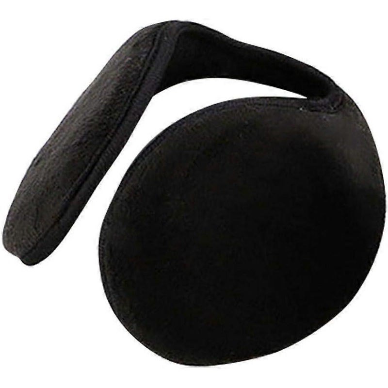Earmuffs Winter Equipment Earmuffs Men Winter Solid Color Plush Ear Muffs Earmuffs Warmer Behind The Head Band – Black | Fruugo SG