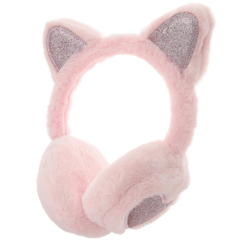 Toddler Ear Plush Cat Ear Earmuff Winter Cold Weather Ear Warming Cover For Kids 1Pcs | Fruugo SG