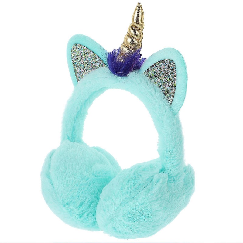 Unicorn Earmuffs Winter Ear Warmer Non Slip Keeps Ears Warm Unisex Style Sky Blue 25×16 5cm For Adults Kids 1Set | Fruugo SG