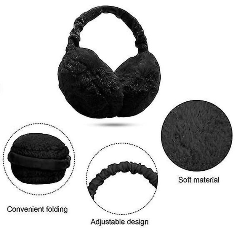 Winter Ear Muffs, Adjustable Ear Warmer Foldable Ear Muffs Ear Covers | Fruugo SG