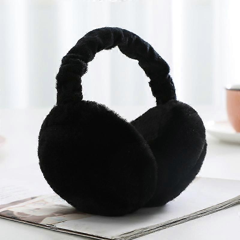 Winter Earmuffs for Women – Plush Earmuffs, Foldable Earmuffs, Adjustable Thermal Earmuffs Against Cold Black | Fruugo SG