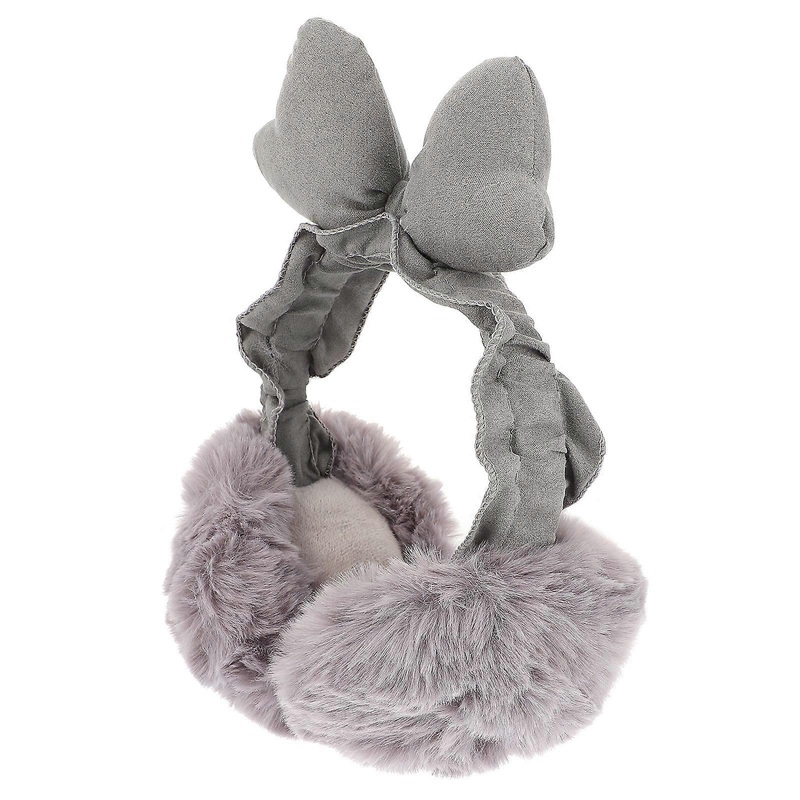 Winter Warm Earmuff Cute Bow-knot Ear Protection 29X19X13CM Grey 1Pack | Fruugo SG