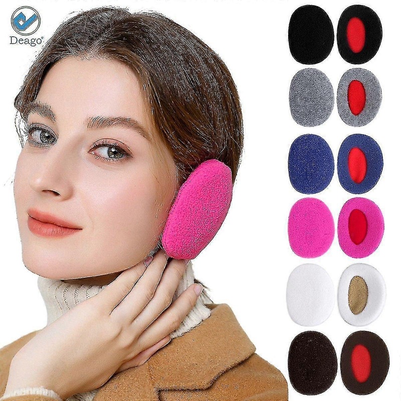 6 Pairs Earbags Bandless Ear Muffs Soft Winter Ear Warmers Fleece Earmuffs For Men Women (6 Colors) | Fruugo SG