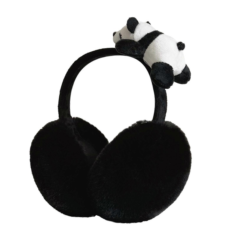 Cartoon Panda Ear Warmers for Different Head Sizes Outdoor Winter Activities Riding Skiing Keep Warm Outdoor  Black | Fruugo SG