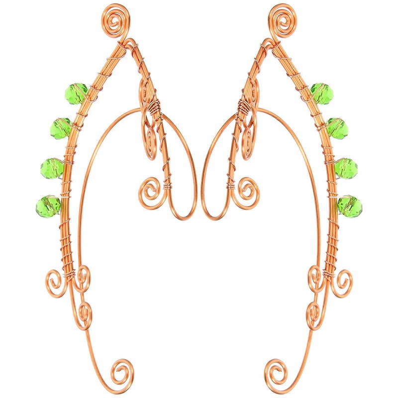 Dainty Earrings Fairy Ear Cuffs for Women Girls Multi Color 6.50X5.00X1.00CM Non-piercing Decorative 1 Pair | Fruugo SG