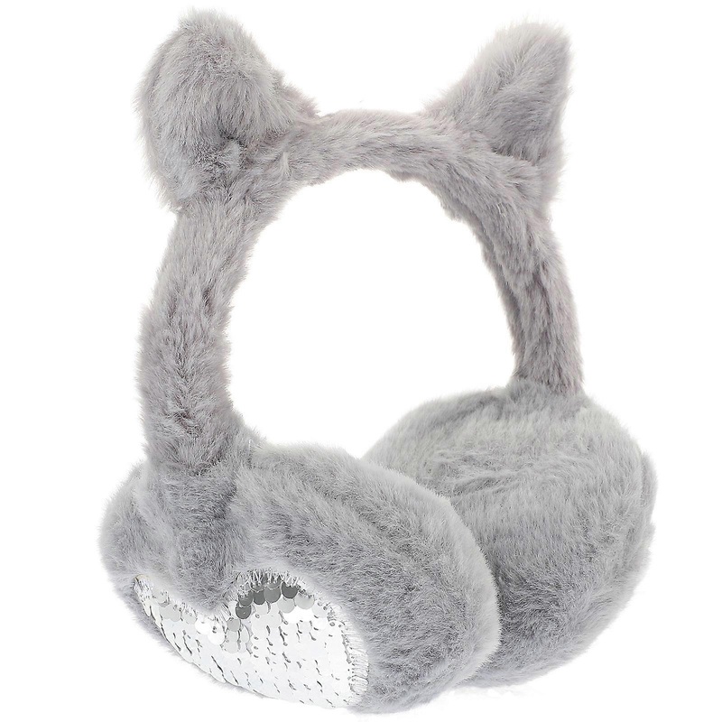 Kids Earmuff Winter Ear Warmer Anti-Cold Protector Furry Cover Grey 1Pack | Fruugo SG