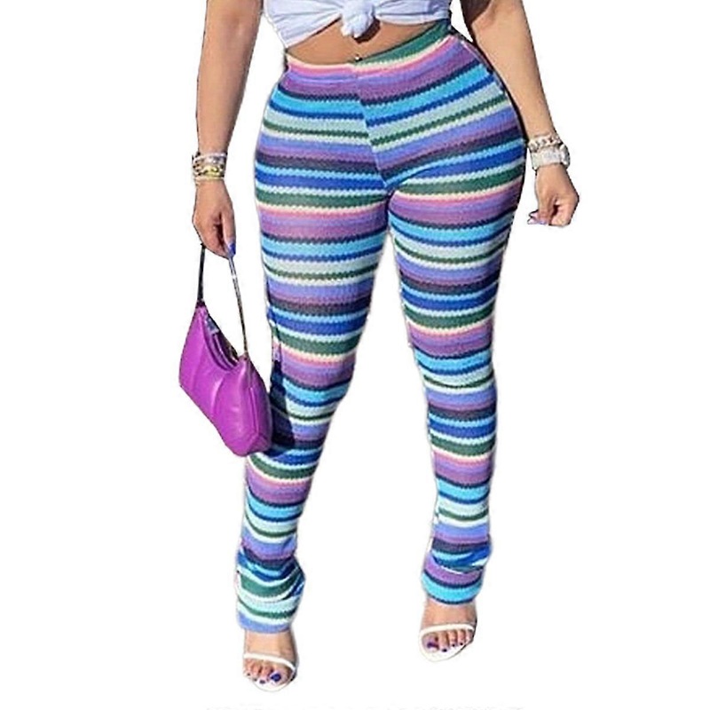 [newpattern] femmes imprim taille haute lastique ceinture parti Yoga trier pantalons taille haute motif femmes Leggings | Fruugo SG