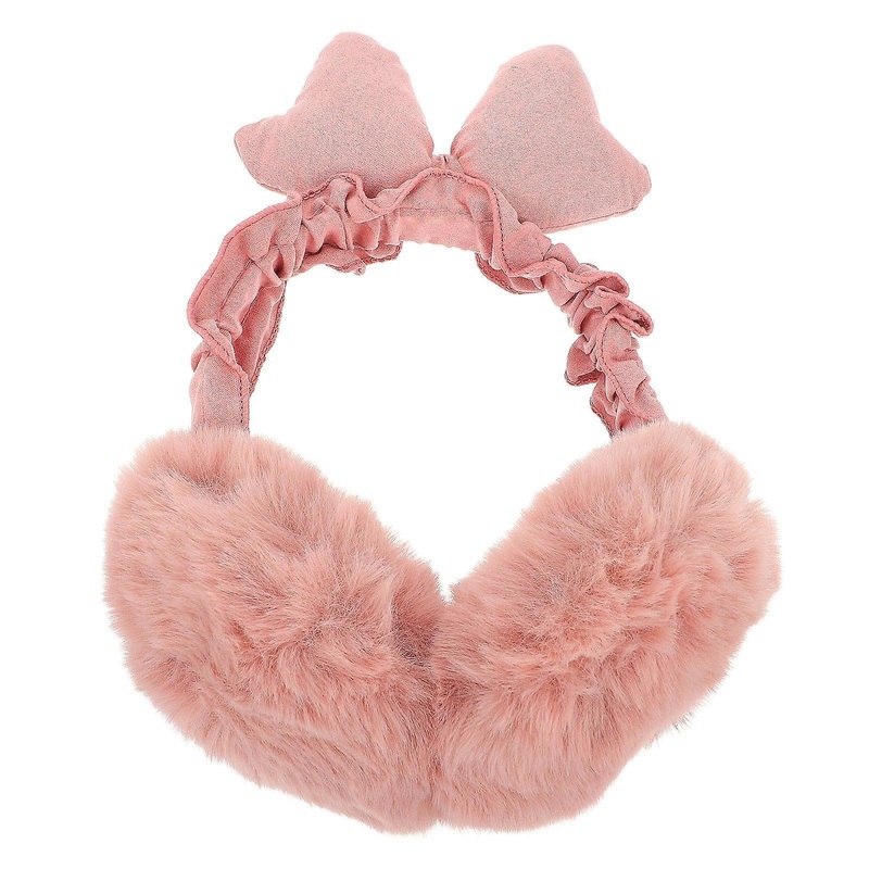 Soft Warm Ear Muffs Winter Earmuff Anti-Frostbite Function Pink Color Bow-Knot Shape 1Pcs | Fruugo SG