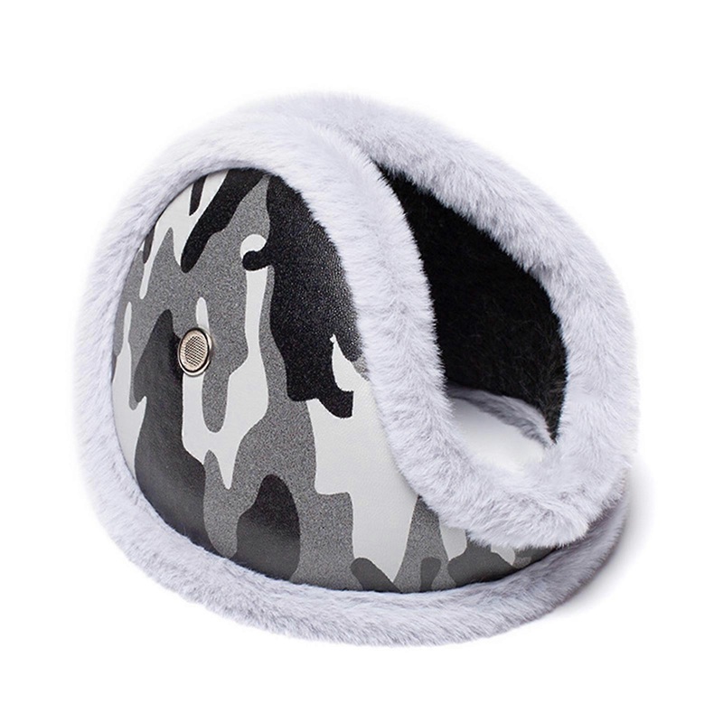 Winter Teens Fleece Ear Warmer Elastic Windproof Camouflage Earmuffs Adult Unisex Winter Cycling Skiing Ear Cover  Gray | Fruugo SG