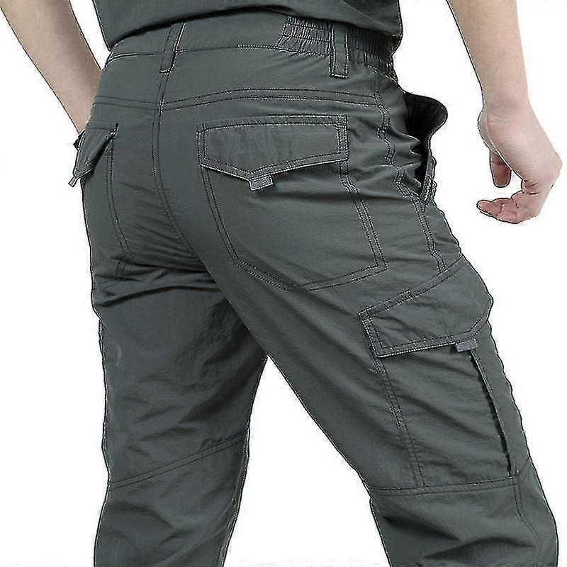 2023 Men’s Lightweight Tactical Pants Breathable Summer Casual Army Military Long Trousers Male Waterproof Quick Dry Cargo Pants-8 | Fruugo SG