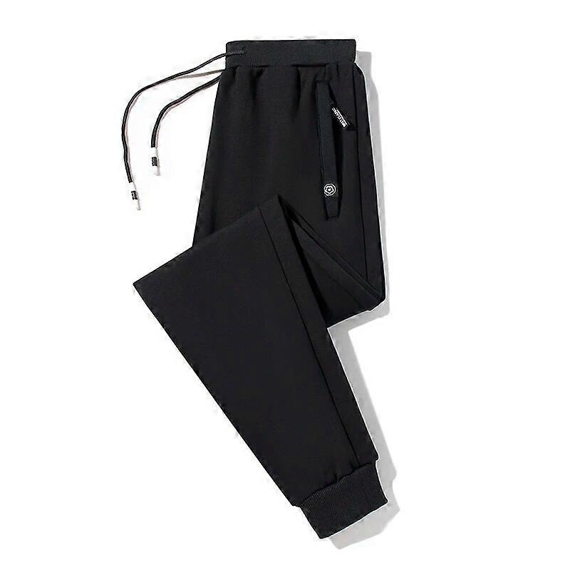 YJKVUR  Autumn Winter Warm Fleece Jogger Pants Men Drawstring Trousers Casual Comfortable Tracksuits Plus Size Gym Bottoms | Fruugo SG