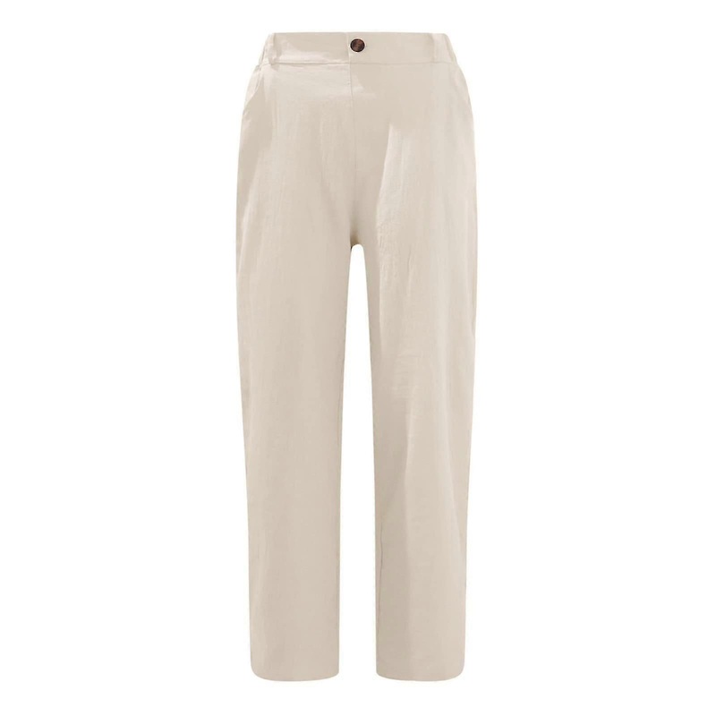 2023 New Upgraded Linen Cropped Loose Fit Cotton Womens Capris Capri Pants Casual Women Crop Capris Elastic Waist Summer | Fruugo SG