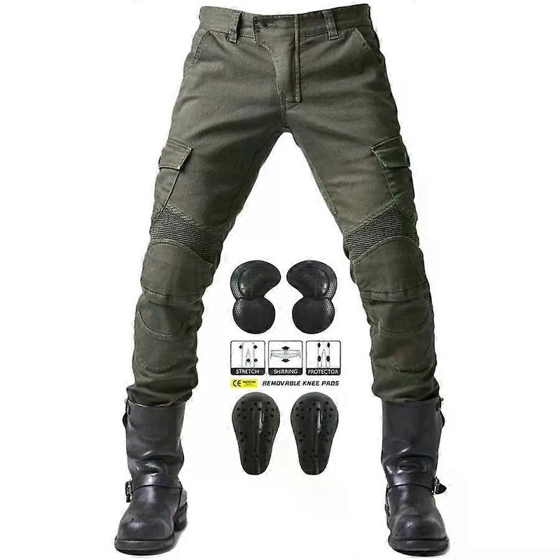 2024 New Motorcycle Black Men Jeans Upgrade Extension Protector Detachable Racing Road Rider Four Seasons Casual Fashion Pants | Fruugo SG