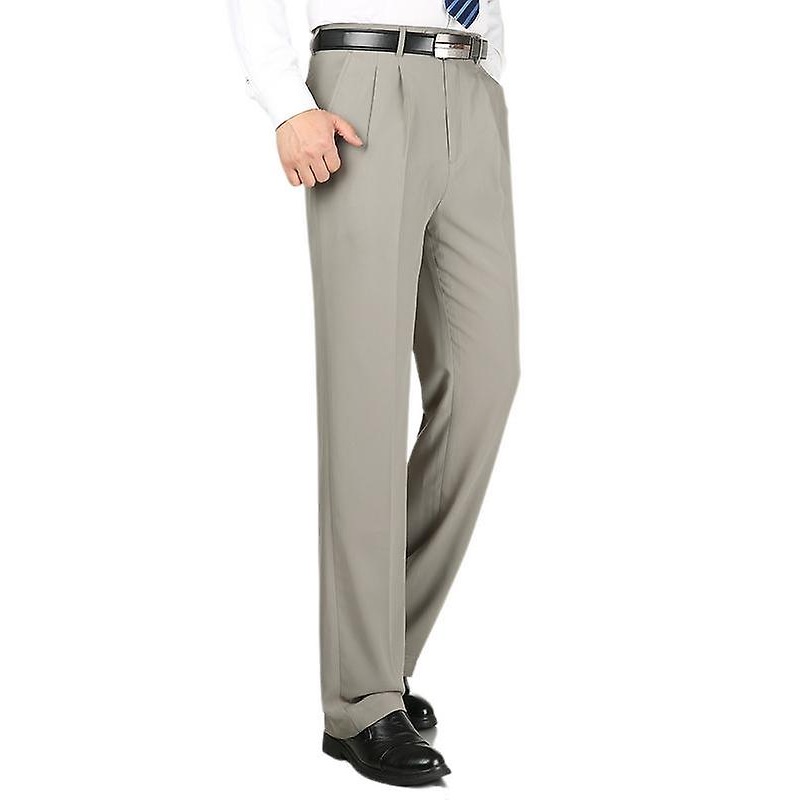 Summer Linen Business Casual Pants For Men Big Size Male Formal Classic Breathable 9 Colors Thin Office Suit Trousers For Mens | Fruugo SG