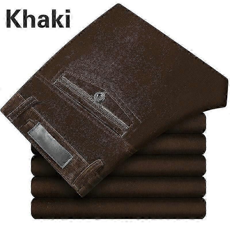 2025 Latest Model  Pants Men Corduroy Cord Trousers Stretch Straight Pants Casual Loose Hi | Fruugo SG