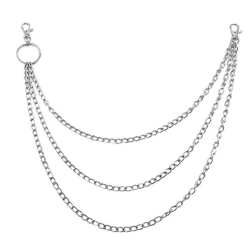 Punk Style Metal Waist Chain Accessories for Pants Use Assorted Color Fashionable 3PCS | Fruugo SG