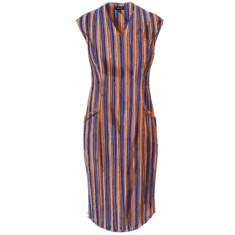 1960s Nautical Stripe Dress|Nautical Stripe|X Small|Small|Medium|Large|X-Large|XX-Large