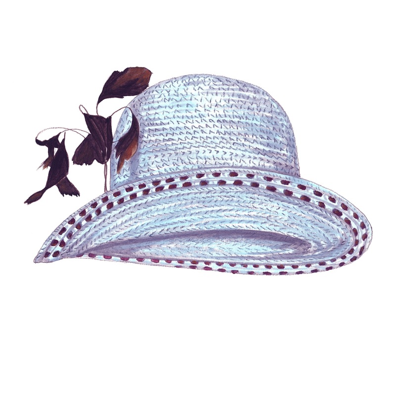 Blue Bonnet Derby Hat|Light Blue|OS