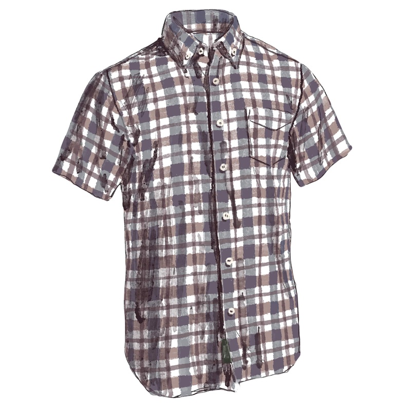 Short Sleeve Hyannis Shirt|Blue White|Small|Medium|Large|X Large|XX Large