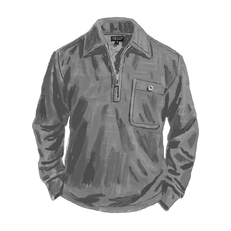Avignon Pullover|Charcoal|French Blue|Small|Medium|Large|X Large|XX Large