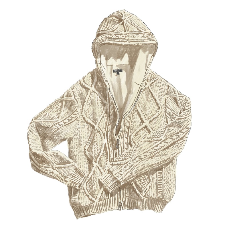Cable Knit Hoodie|Cream|Charcoal|Small|Medium|Large|X Large|XX Large